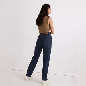 Madewell - The Perfect Vintage Straight Jean in Greenhaven Wash: Seamed Size 28